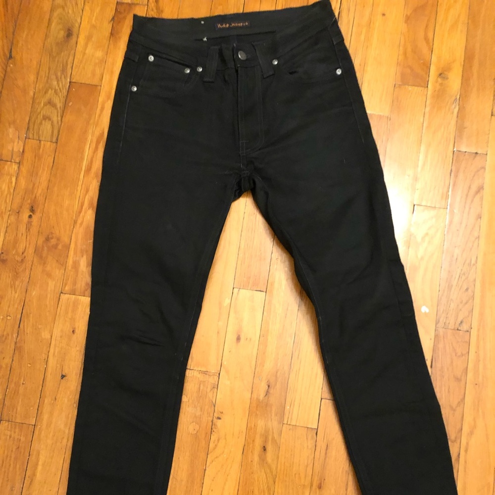 Nudie Jeans Lean Dean Dry Cold Black 28x32